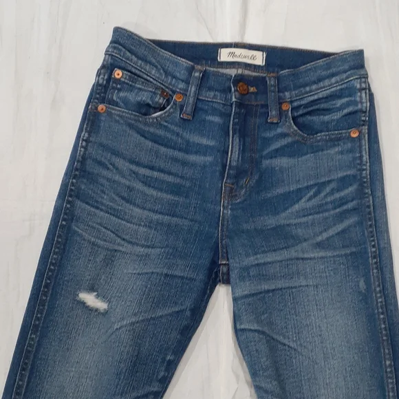 Madewell   skinny blue jeans size 25 - Picture 4 of 16